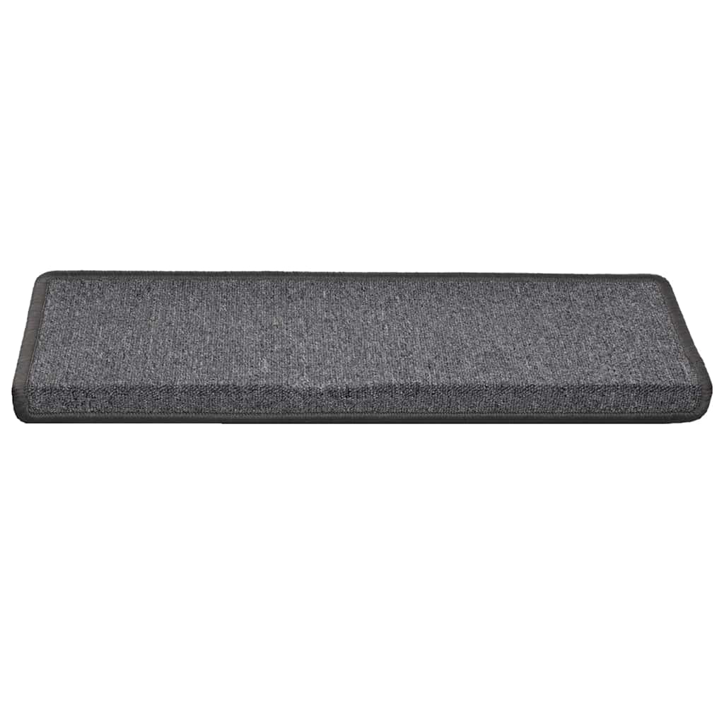 Stair Mats 30 pcs 65x21x4 cm Dark Grey Rectangular Edge