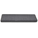 Stair Mats 30 pcs 65x21x4 cm Dark Grey Rectangular Edge