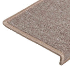 Stair Mats 30 pcs 65x21x4 cm Light Brown Rectangular Edge