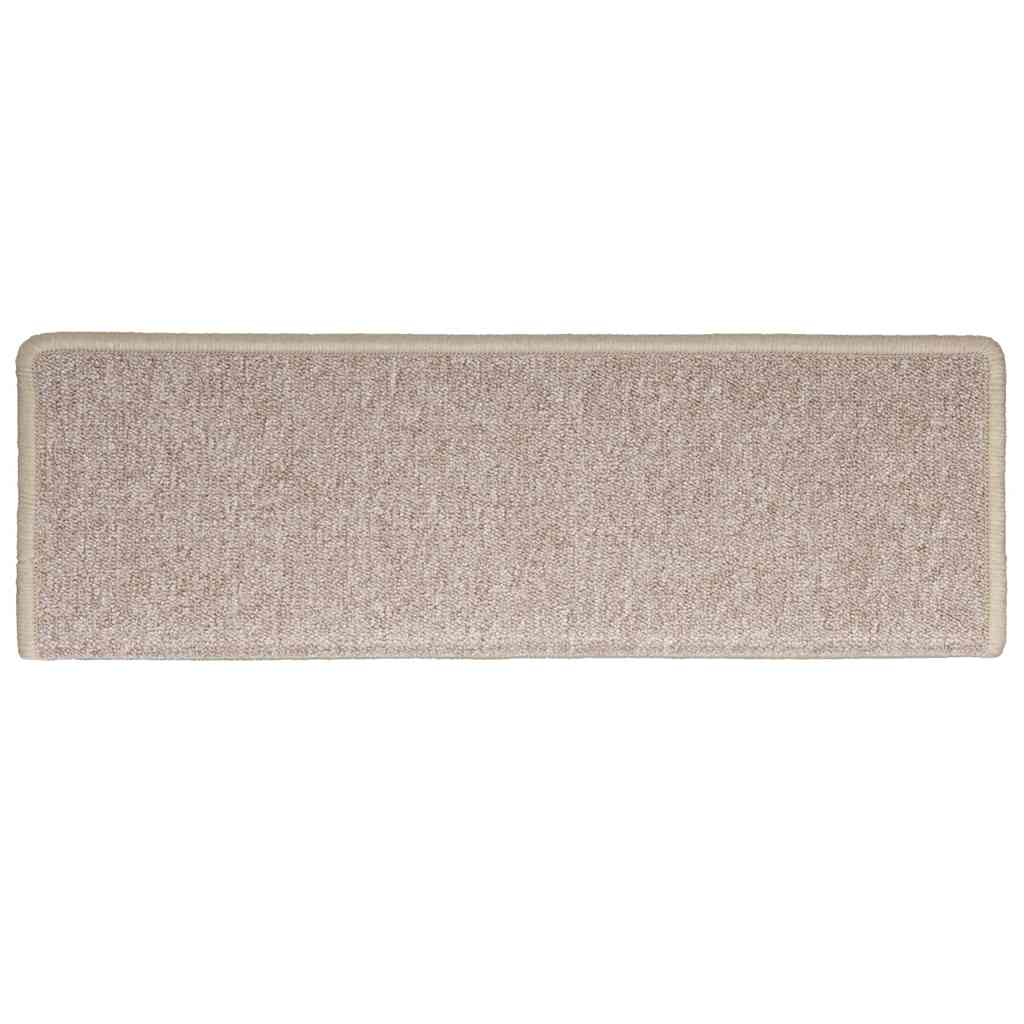 Stair Mats 30 pcs 65x21x4 cm Taupe Rectangular Edge