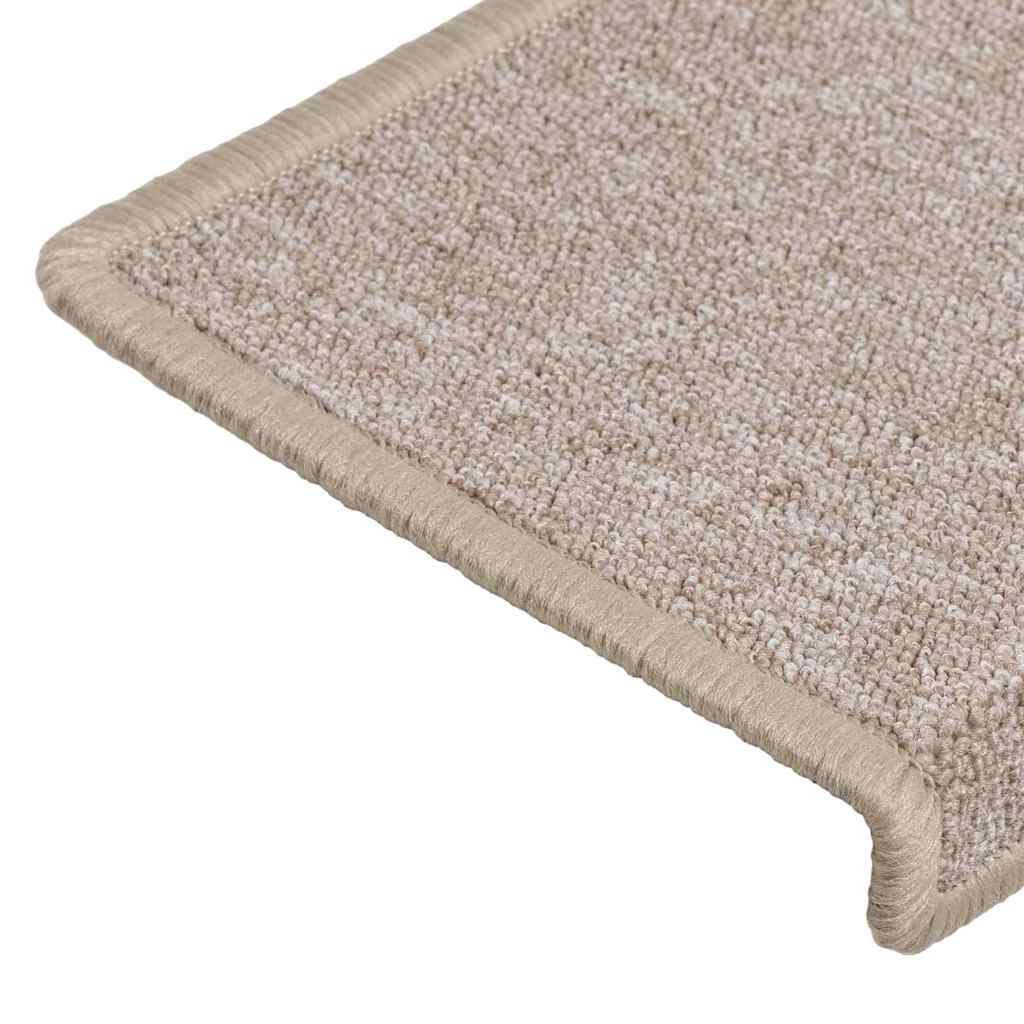 Stair Mats 30 pcs 65x21x4 cm Taupe Rectangular Edge
