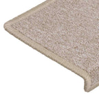 Stair Mats 30 pcs 65x21x4 cm Taupe Rectangular Edge