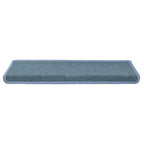 Stair Mats 30 pcs 65x21x4 cm Sea Blue Rectangular Edge