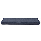 Stair Mats 30 pcs 65x21x4 cm Dark Grey and Blue Rectangular Edge