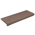 Stair Mats 30 pcs 65x21x4 cm Brown Rectangular Edge