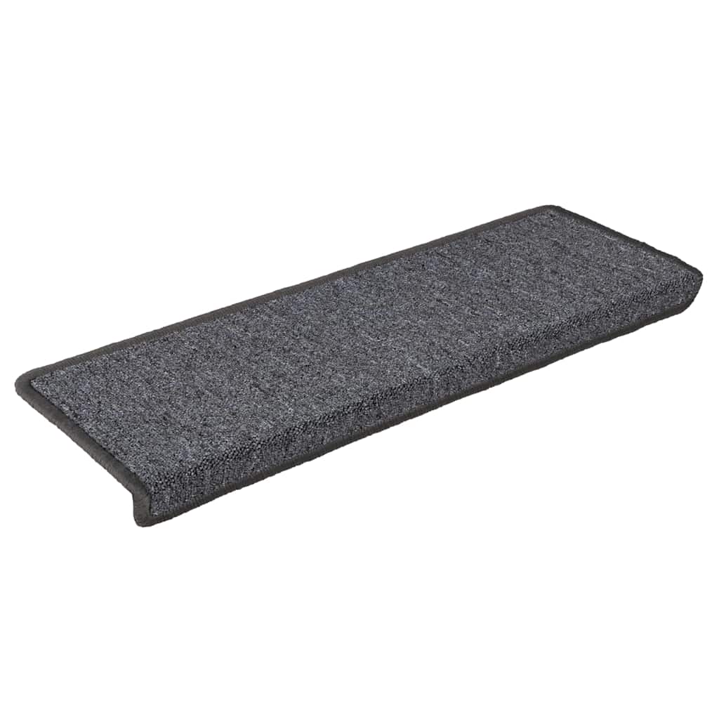 Stair Mats 30 pcs 65x21x4 cm Dark Grey Rectangular Edge