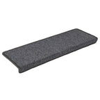 Stair Mats 30 pcs 65x21x4 cm Dark Grey Rectangular Edge