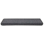 Stair Mats 30 pcs 65x21x4 cm Dark Grey Rectangular Edge