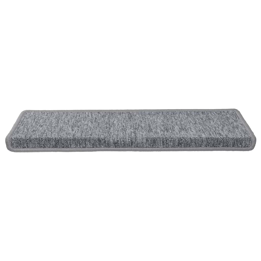 Stair Mats 30 pcs 65x21x4 cm Light Grey Rectangular Edge