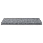 Stair Mats 30 pcs 65x21x4 cm Light Grey Rectangular Edge