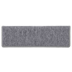 Stair Mats 30 pcs 65x21x4 cm Light Grey Rectangular Edge