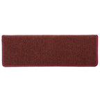 Stair Mats 30 pcs 65x21x4 cm Bordeaux Rectangular Edge