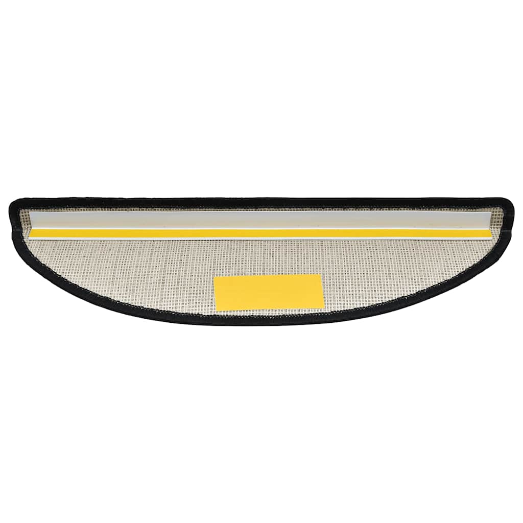 Stair Mats 20 pcs 56x17x3 cm Anthracite Half Round