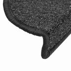 Stair Mats 20 pcs 56x17x3 cm Anthracite Half Round