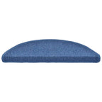 Stair Mats 20 pcs 56x17x3 cm Blue Half Round