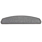 Stair Mats 20 pcs 65x24x4 cm Dark Grey Half Round Large