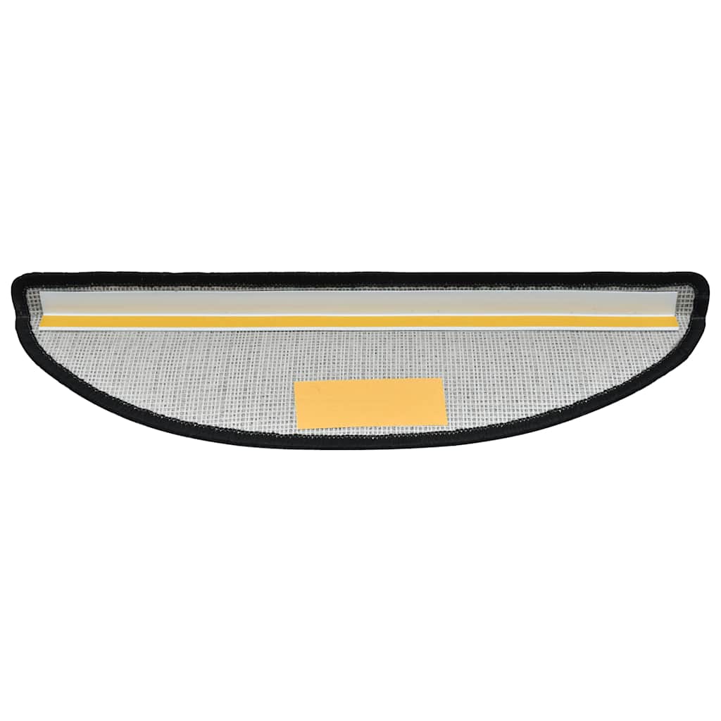 Stair Mats 20 pcs 65x24x4 cm Dark Grey Half Round Large