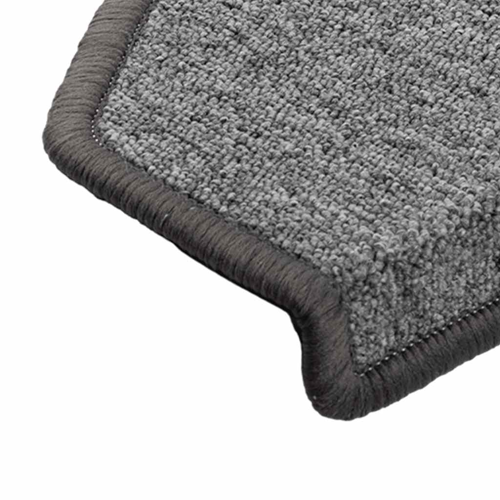 Stair Mats 20 pcs 65x24x4 cm Dark Grey Half Round Large