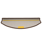 Stair Mats 20 pcs 65x24x4 cm Coffee Brown Half Round Large