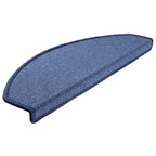 Stair Mats 20 pcs 65x24x4 cm Blue Half Round Large