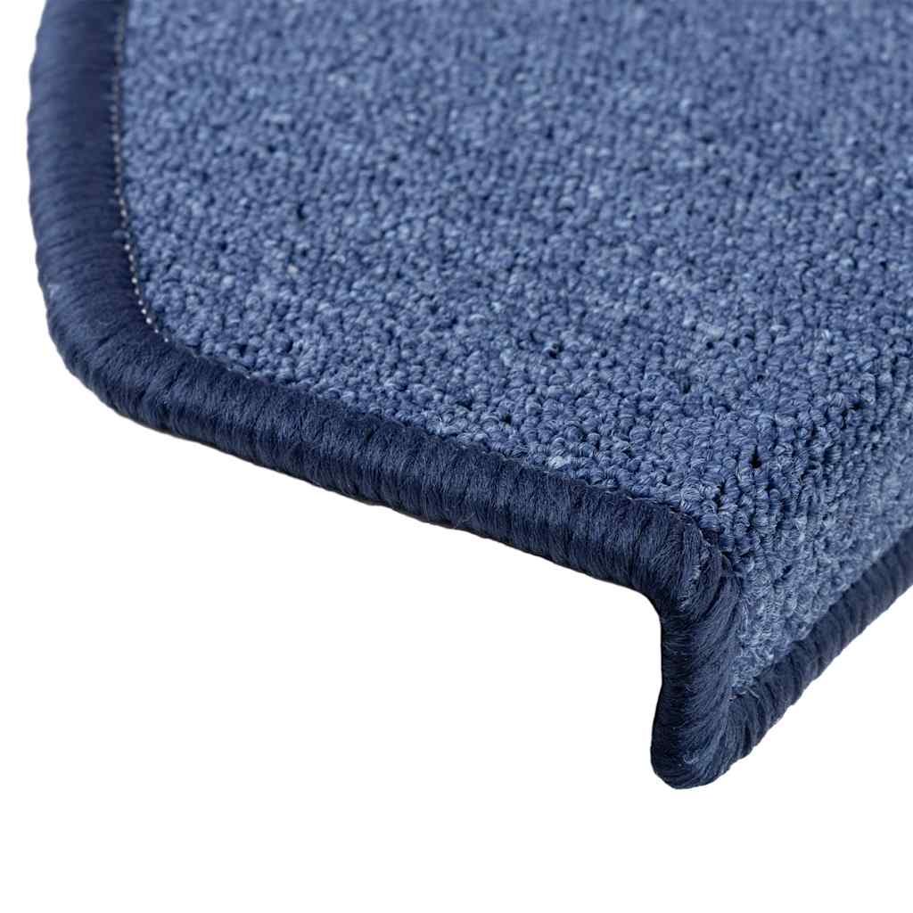 Stair Mats 20 pcs 65x24x4 cm Blue Half Round Large