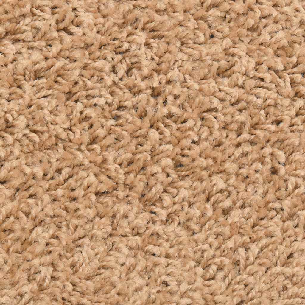 Stair Mats 30 pcs 56x17x3 cm Beige Half Round