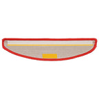 Stair Mats 30 pcs 56x17x3 cm Red Half Round