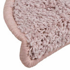 Stair Mats 30 pcs 56x17x3 cm Light Pink Half Round