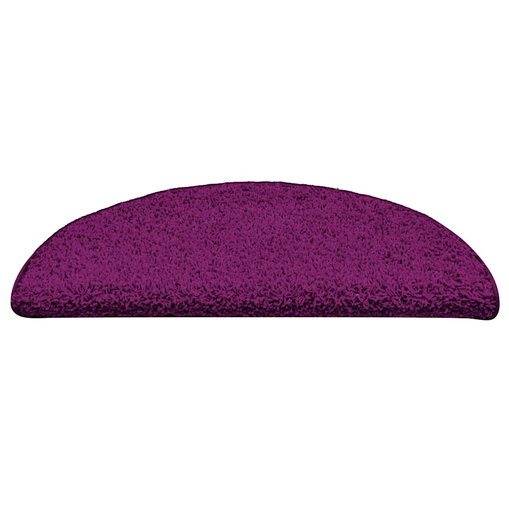 Stair Mats 30 pcs 56x17x3 cm Pink Half Round