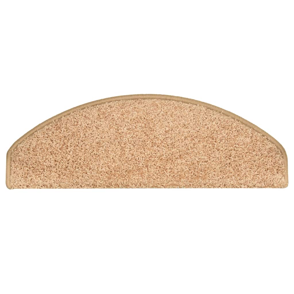Stair Mats 30 pcs 65x21x4 cm Gold Half Round Large
