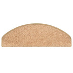 Stair Mats 30 pcs 65x21x4 cm Gold Half Round Large