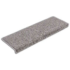 Stair Mats 30 pcs 65x21x4 cm Grey Rectangular Edge