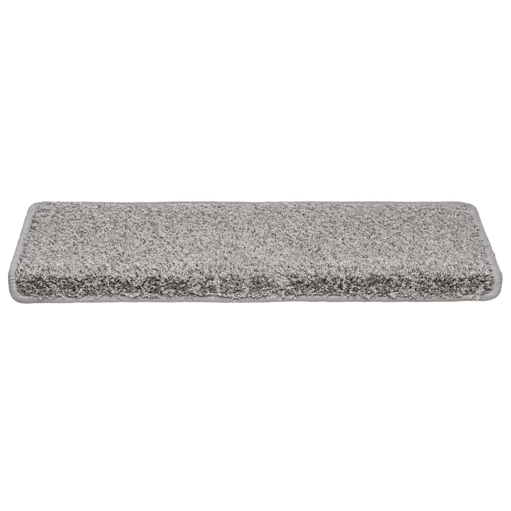 Stair Mats 30 pcs 65x21x4 cm Grey Rectangular Edge