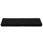 Stair Mats 30 pcs 65x21x4 cm Black Rectangular Edge