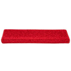 Stair Mats 30 pcs 65x21x4 cm Red Rectangular Edge