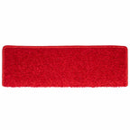 Stair Mats 30 pcs 65x21x4 cm Red Rectangular Edge