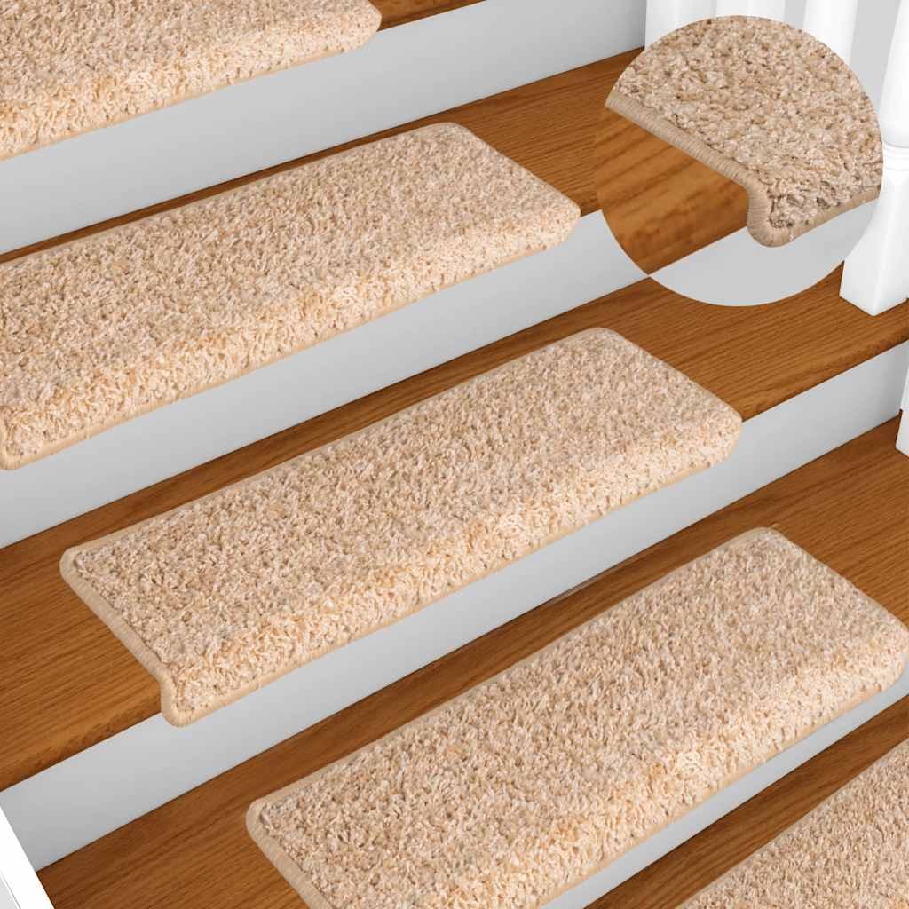 Stair Mats 30 pcs 65x21x4 cm Gold Rectangular Edge