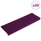 Stair Mats 30 pcs 65x21x4 cm Pink Rectangular Edge