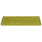 Stair Mats 30 pcs 65x21x4 cm Green Rectangular Edge