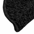 Stair Mats 20 pcs 56x17x3 cm Black Half Round