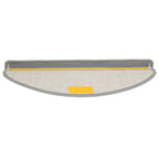 Stair Mats 20 pcs 65x21x4 cm Grey Half Round Large