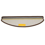 Stair Mats 20 pcs 65x21x4 cm Brown Half Round Large