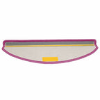 Stair Mats 20 pcs 65x21x4 cm Violet Half Round Large