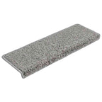 Stair Mats 20 pcs 65x21x4 cm Grey Rectangular Edge