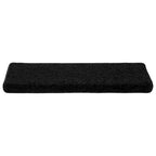 Stair Mats 20 pcs 65x21x4 cm Black Rectangular Edge