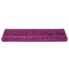 Stair Mats 20 pcs 65x21x4 cm Violet Rectangular Edge