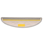 Stair Mats Self-adhesive Sisal-Look 30 pcs 56x17x3 cm Platina