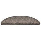 Stair Mats Self-adhesive Sisal-Look 30 pcs 56x17x3 cm Brown Beige