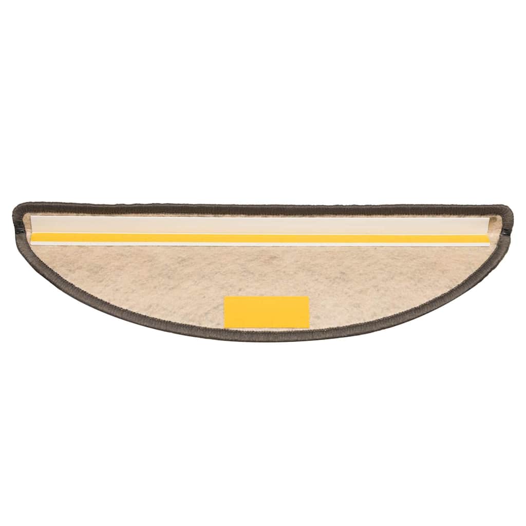 Stair Mats Self-adhesive Sisal-Look 30 pcs 56x17x3 cm Brown Beige