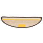 Stair Mats Self-adhesive Sisal-Look 30 pcs 56x17x3 cm Brown Beige